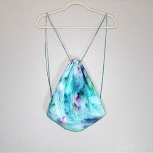 Handmade Tie Dye Festival Bag Backpack